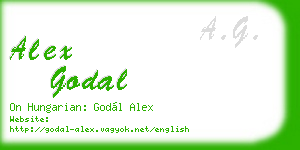 alex godal business card